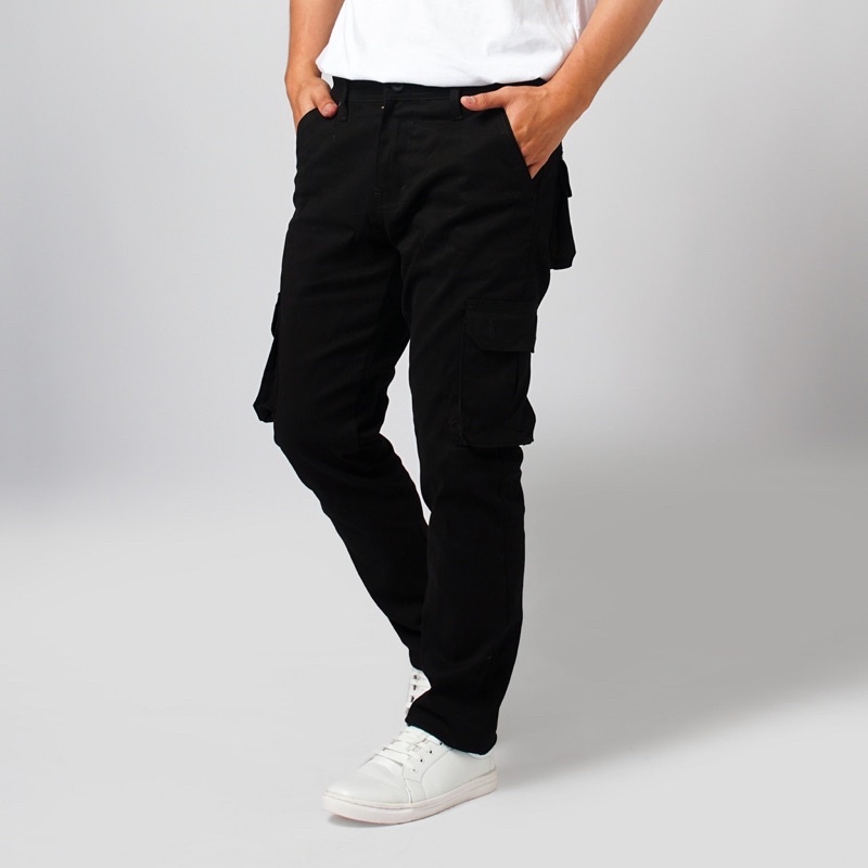 Celana Cargo Panjang Pria Original Jumbo Slimfit Army Laki Laki Murah Loreng Kargo Pant Big Size Dewasa Chargo Hitam Premium Jogger Distro Cowo Jeans Tebal