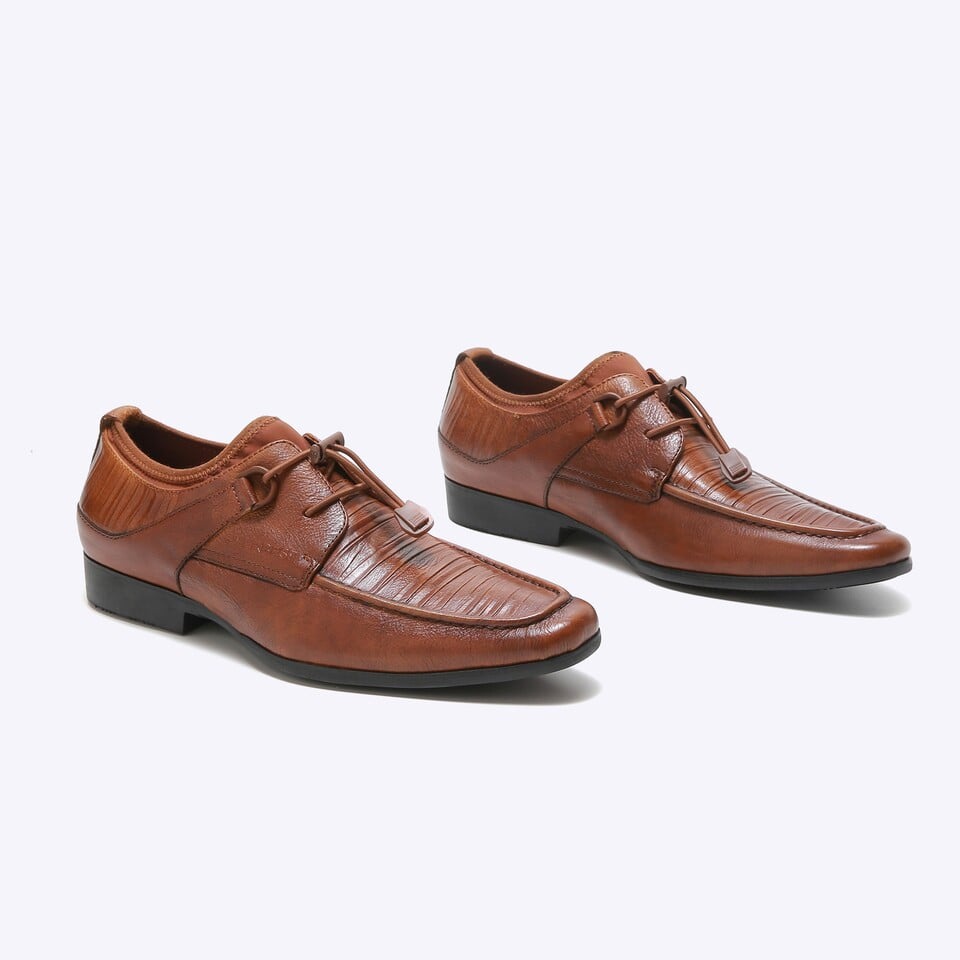 SEPATU PANTOFEL EVERBEST PRIA ORIGINAL FORMAL KULIT ASLI COKLAT EM20