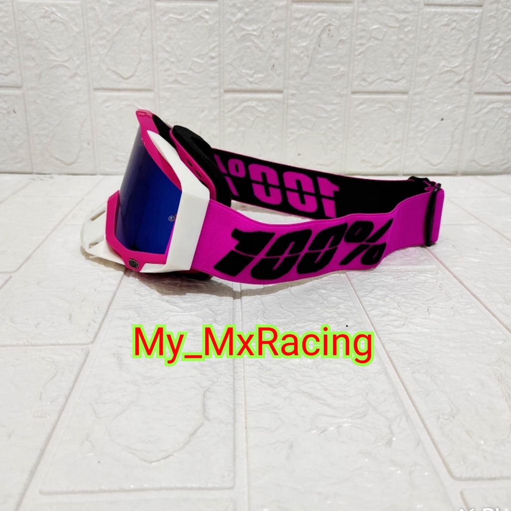 GOGGLE IMPORT Google 100 Percent - Kacamata Motor - Google Motocross - Google MX Trail - Google Rainbow - 026