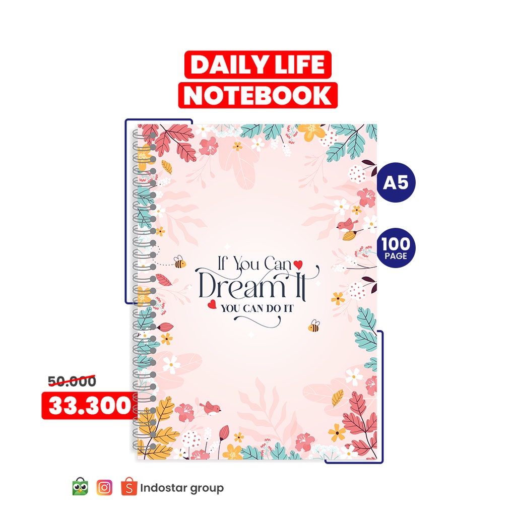 

Notebook A5 Spiral | Buku Catatan | Notebook Murah