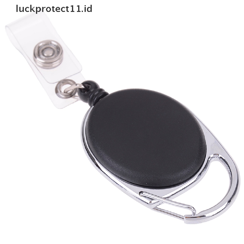 /Fashion Hot// Fashion// Retractable Reel Recoil ID Badge Lanyard Name Tag Kunci Card Holder Belt Clip.