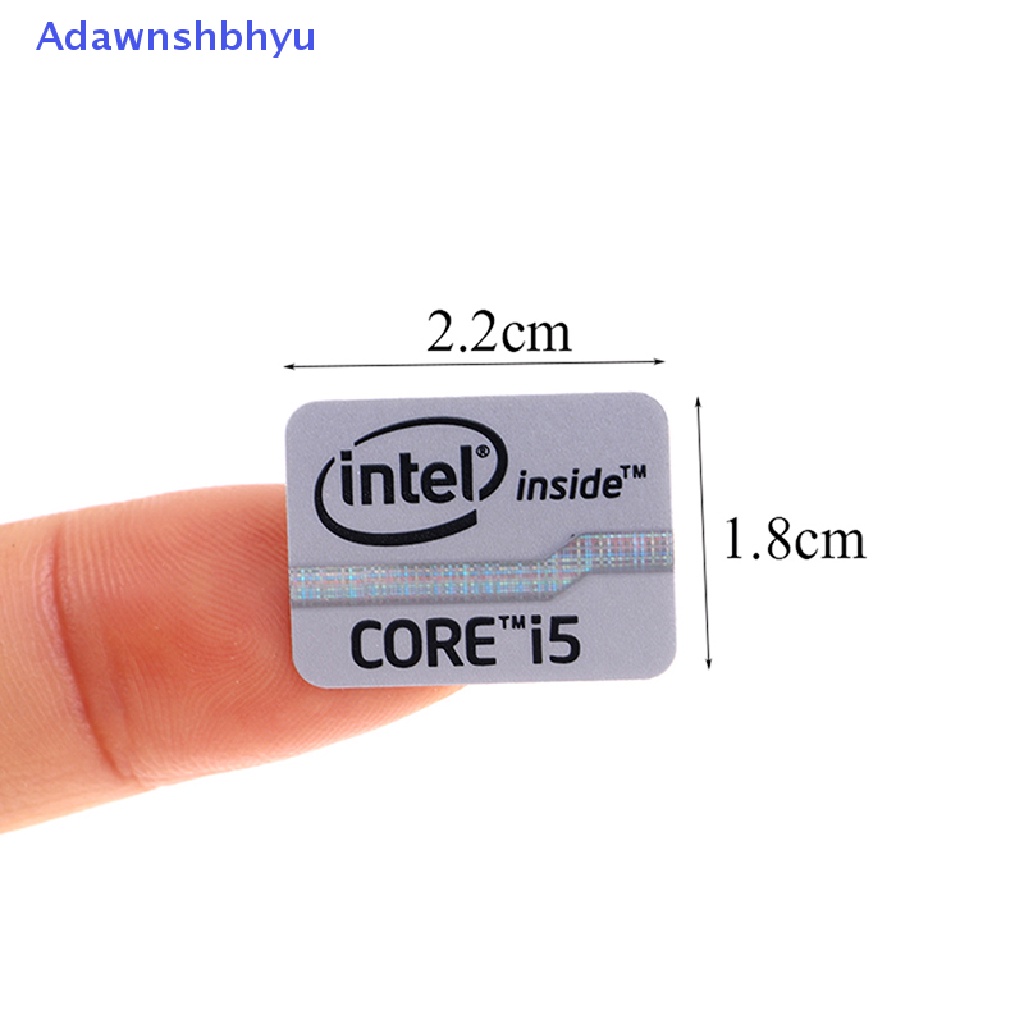 Adhyu 5pcs Stiker Label Kinerja Ultrabook Logo Laptop Intel Core I3 I5 ID