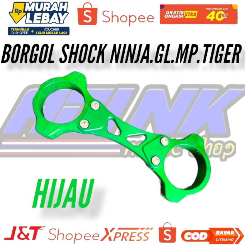 Borgol shock depan cb gl mp tiger ninja full almunium stabilizer shok skok depan gl mp tiger