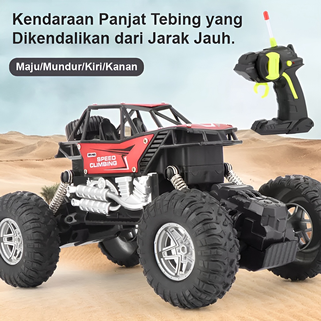 Mainan Mobil Remote Control Off Road | Mainan Anak Laki Laki Mobil Mobilan 3-4-5-6 Tahun | King Climbing 4WD