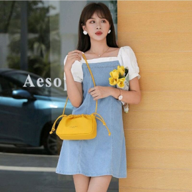 HDS_BAG /  TAS SELEMPANG SERUT TAS SELEMPANG WANITA Tas selempang serut Polos Tas Selempang Wanita Remaja