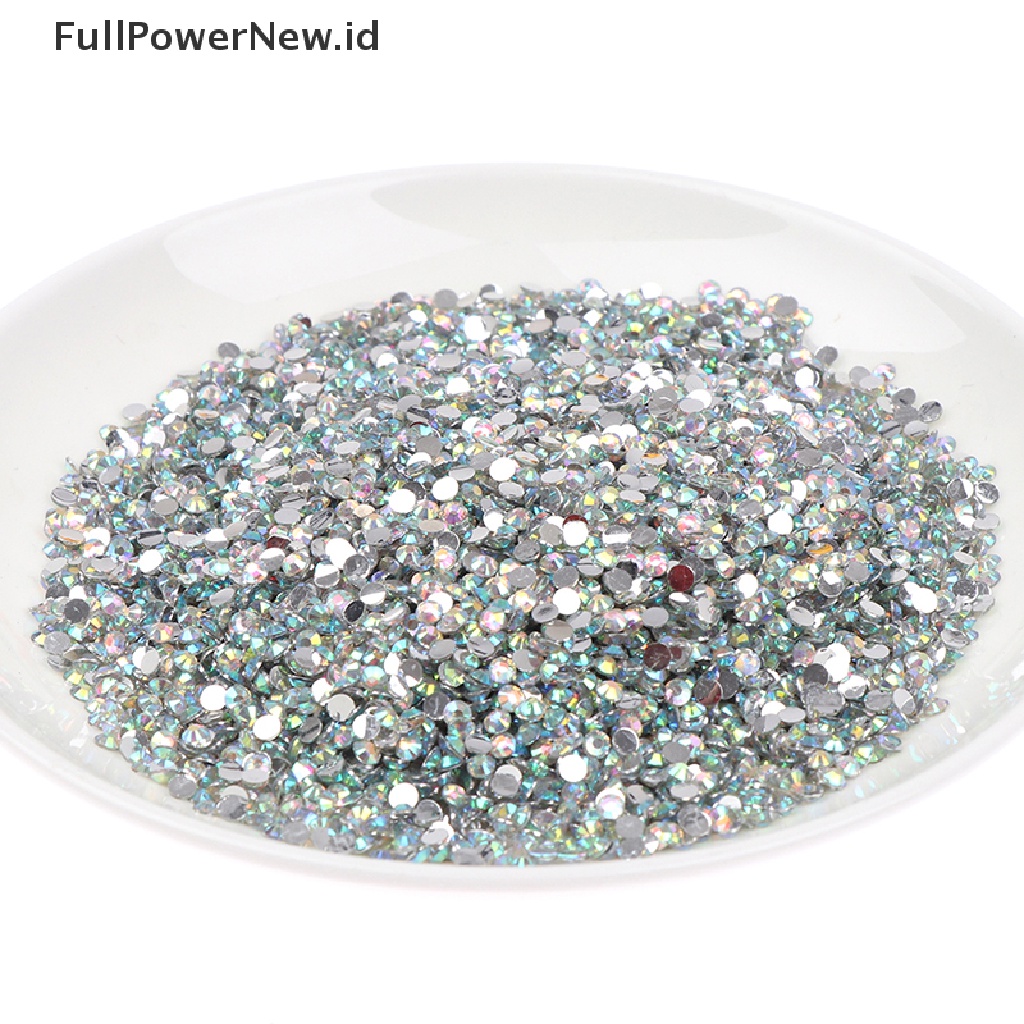 Power 10000Pcs 3MM Sparkling Resin Berlian Imitasi Flatback Kristal Dekorasi Aplikasi ID