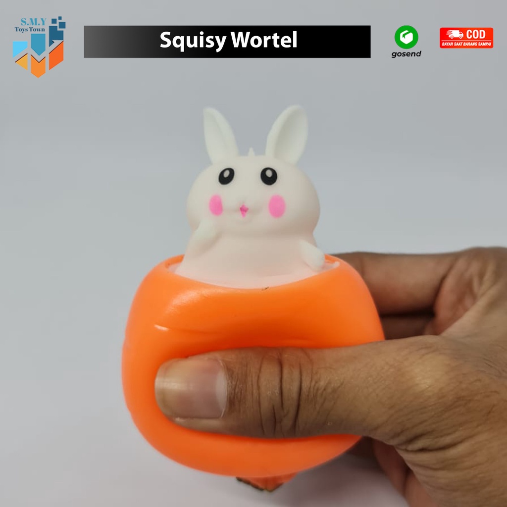 Mainan Squishy Pop-Up Squirrel Karet Silikon / Lucu Remasan / Mainan Anak