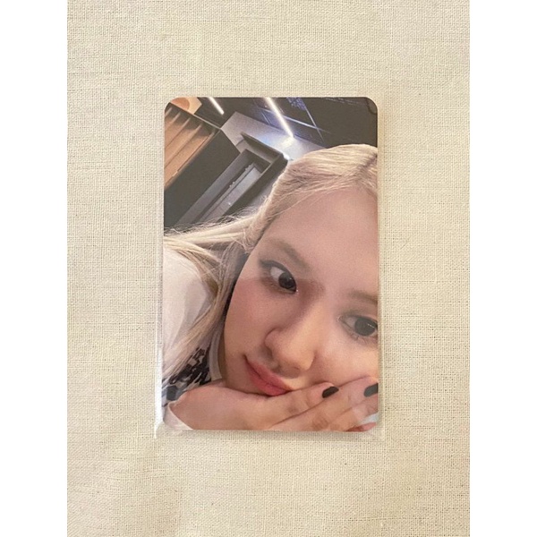 Photocard Merch CD Player Blackpink Jisoo Jennie Rose Lisa weverse pc bp pob benefit born pink