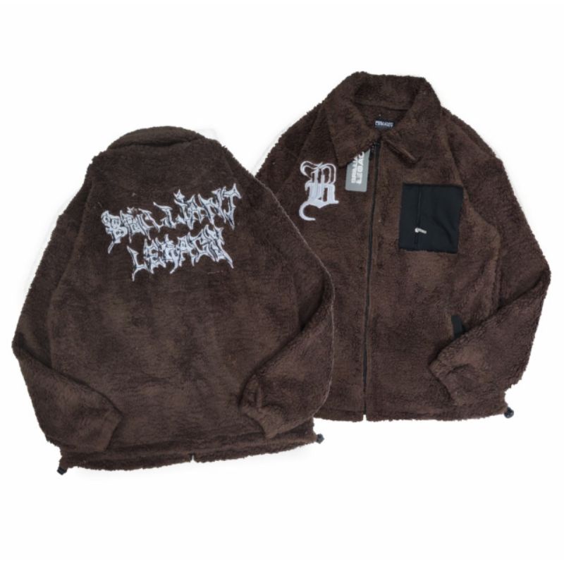 JACKET PRIA-SHERPA JACKET BGOODS-JACKET TREND PRIA WANITA