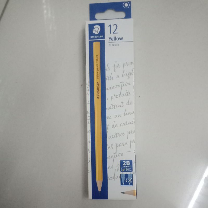 

Pensil STAEDTLER Yellow 133 2B (1pak isi 12 Biji)