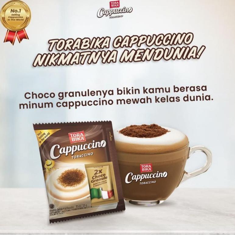 

[PRODUK RHV7K] TORABIKA CAPPUCCINO 1RENCENG ISI 10SACHET Torabika Cappucino + Granule (10pcs x 25gr) DD0