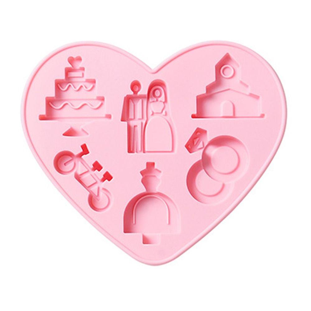 Preva Valentine Day Handmade Baking Pan Cetakan Kue Coklat Cetakan Silikon