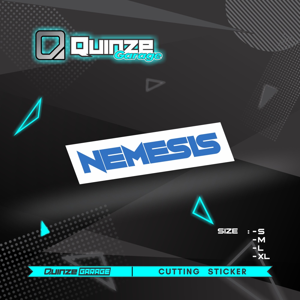 Stiker NYK Nemesis | Sticker NYK Nemesis | Cutting Sticker Nemesis Gaming