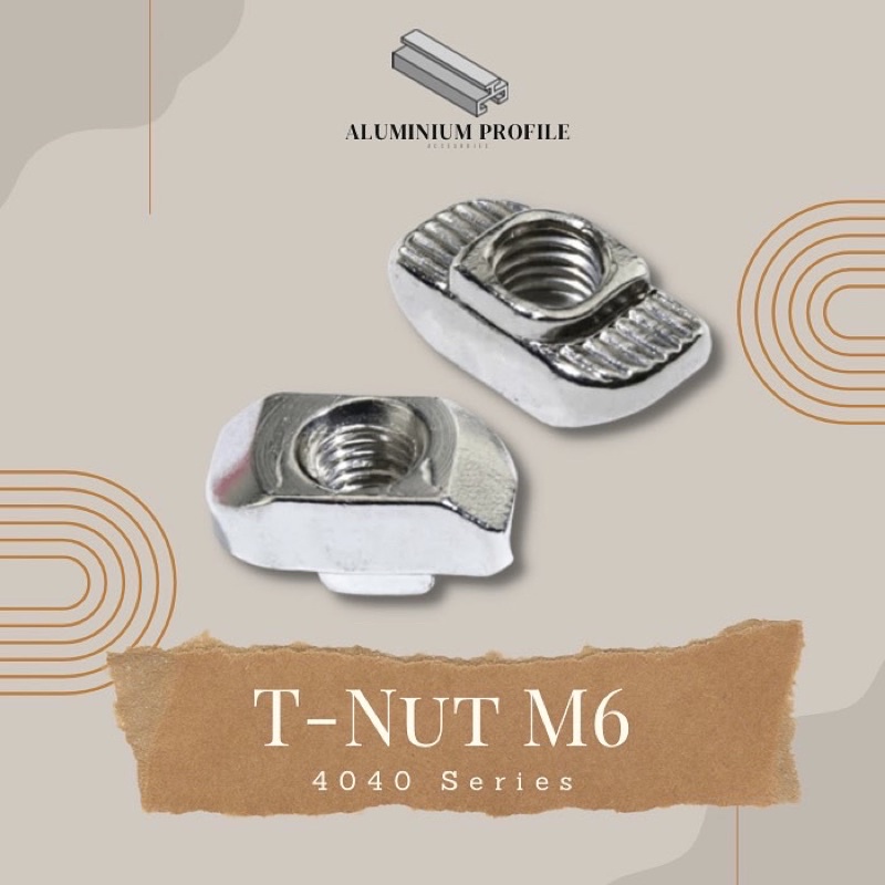 T Nut M6 4040 Aluminium Profile