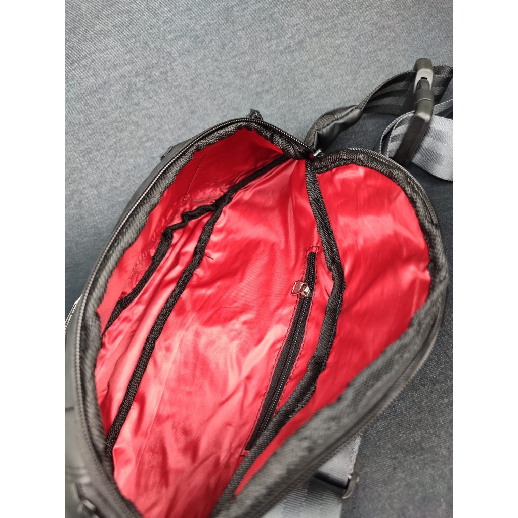 Waistbag Waterproof Polo Amstar Bahan Ballon Anti Air Best Quality Tas Pria Tas Selempang Bahu