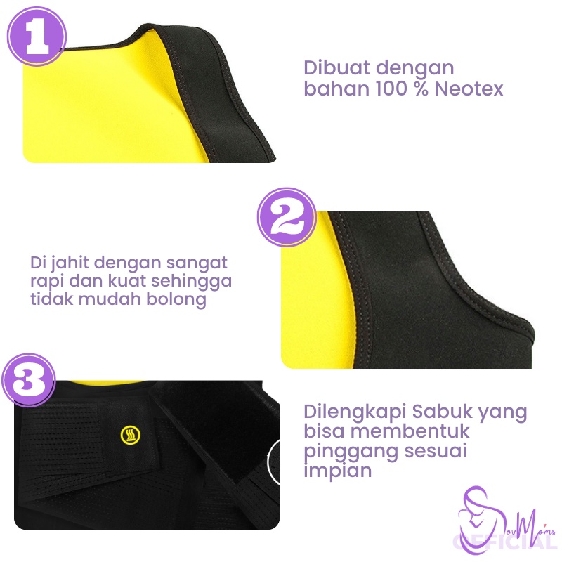 Korset Pengecil Perut Pembakar Lemak Cami Hot Shaper+Waist Trainer Baju Olahraga Korslet Pelangsing