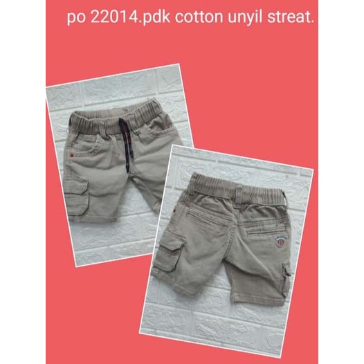 celana katun streat pendek anak / celana pendek cargo anak / celana hotpants anak / celana pendek chinos anak laki laki