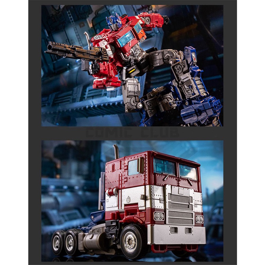 Transformers Optimus Mobil Prime Figure Action War Cybertron Mainan Anak Hadiah Siege