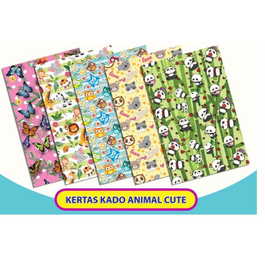 

Cyi97 KERTAS KADO SIDU SINAR DUNIA / KERTAS KADO MOTIF LUCU FANCY [50 LEMBAR /PACK] ,.,.,.,,