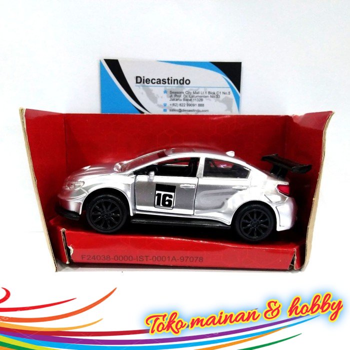 LARIS / Jada 1:32 - Subaru WRX STI -widebody- Silver Error Box