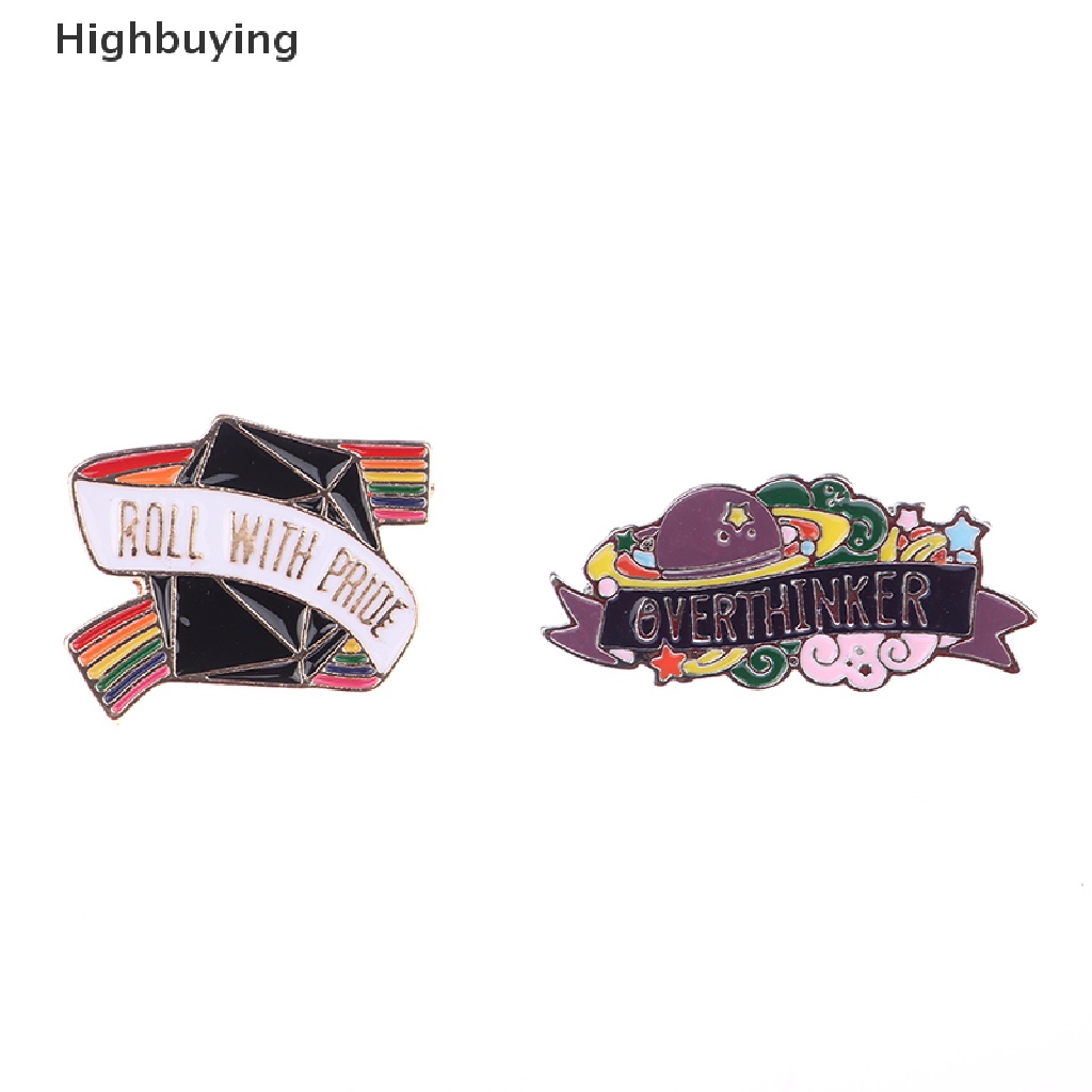 Hbid Kreatif Enamel Pin Kerah Lencana Pin Enamel Bros Lucu Fashion Perhiasan Alloy Aksesoris Pakaian Tetesan Minyak Bros Hadiah Glory