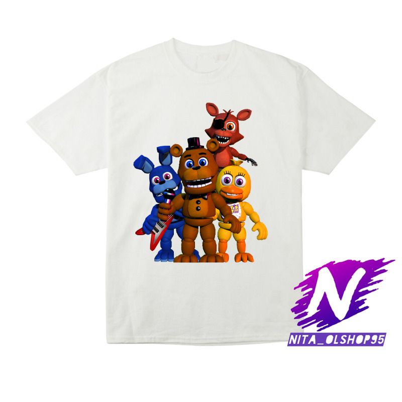 baju anak kaos anak chibi freddy FNAF