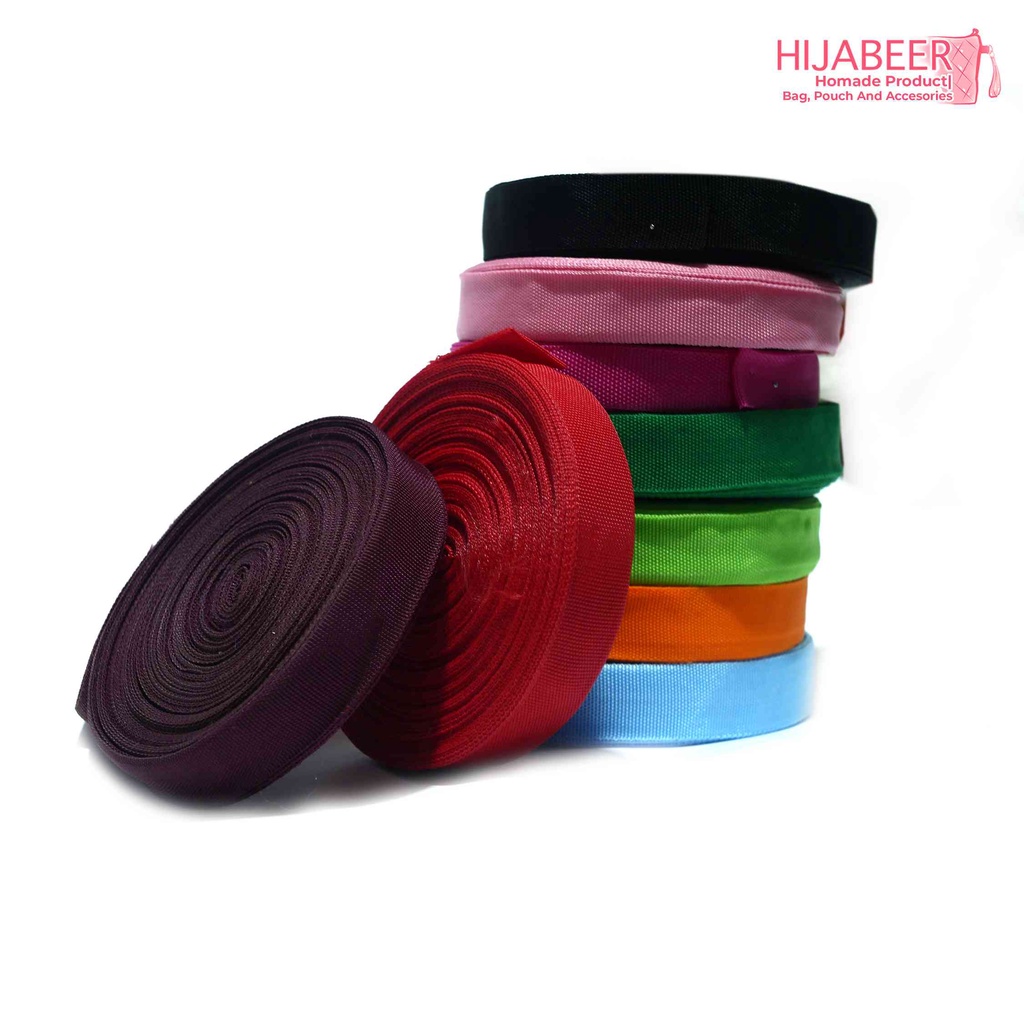 Bisban Webbing 2,5cm per ROLL -  Strap Tali Tas Serbaguna