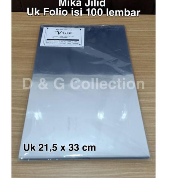 

Baru Datang PLASTIK MIKA JILID FILM V-GEN 0,10 MM