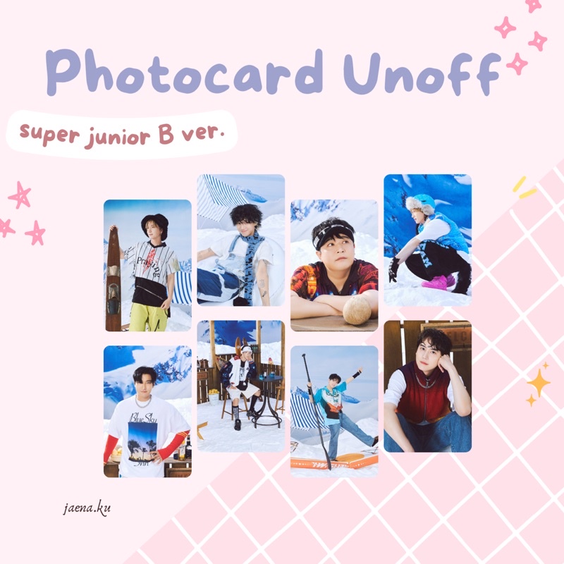 [SMTOWN] PHOTOCARD UNOFF WINTER SMTOWN 2022 EXO SHINEE SUPER JUNIOR