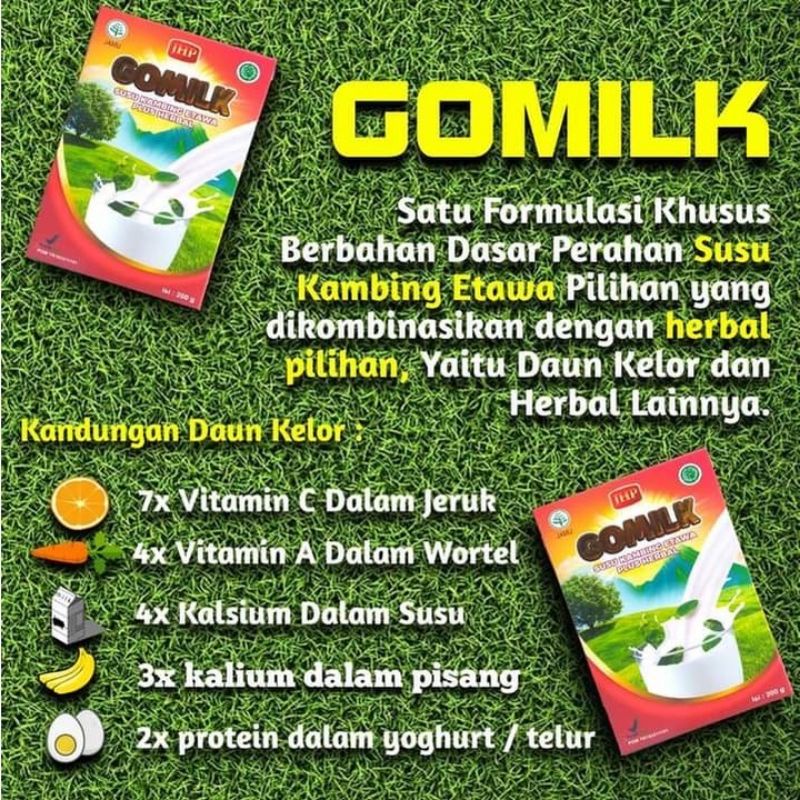 Paket Gomilk 2 kotak dan Susu Kambing Etawa D.A