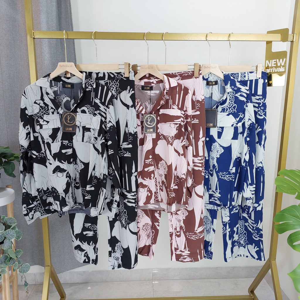 SETELAN LALUNE MOTIF 100% ORIGINAL IMPORT BANGKOK