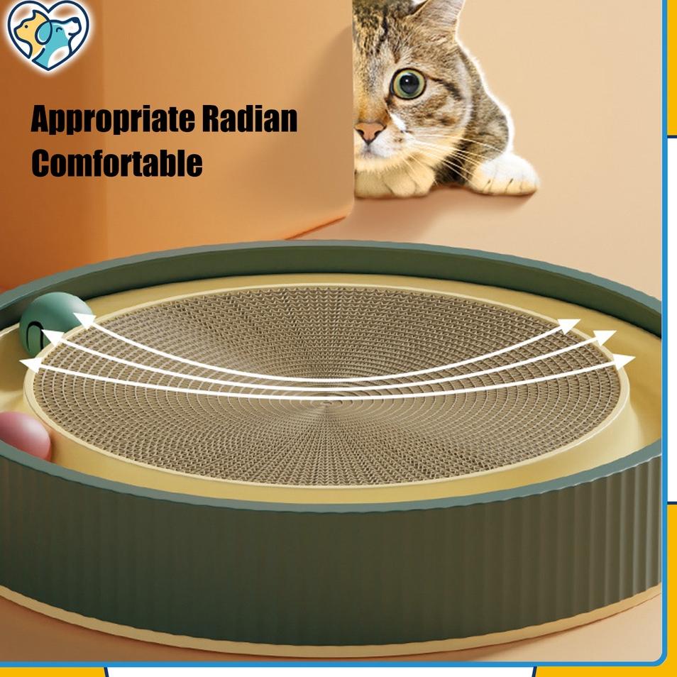 Pasti Favorit Papan garukan kucing besar mainan Rumah Cat scratcher Tahan lama dan Tahan di Persediaan hewan peliharaan