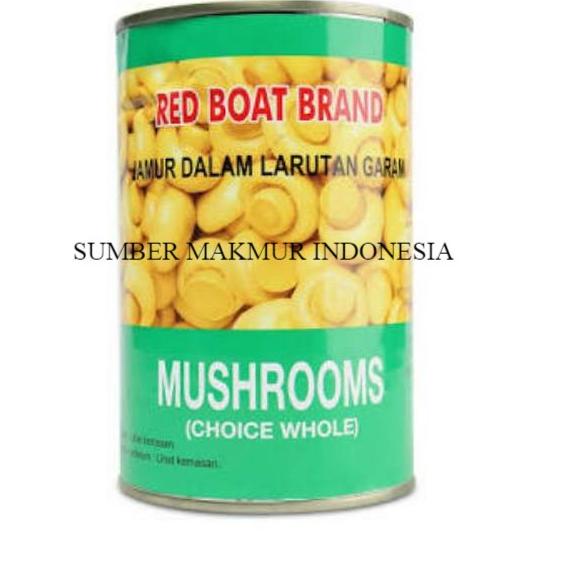 

❤[PROMO MURAH!!!]❤ JAMUR KANCING KALENG RED BOAT 425 GRAM / RED BOAT MUSHROOMS