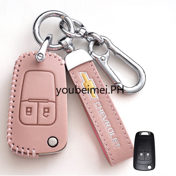 Casing Kunci Mobil Bahan Kulit Untuk Chevrolet Cruze Aveo Trax Opel Vauxhall Mokka Encore Astra Corsa Zafira