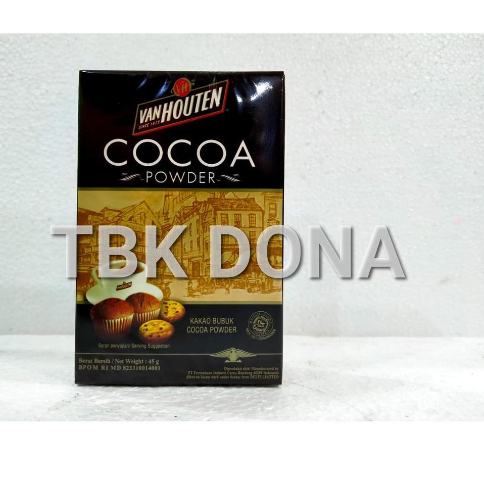 

[PRODUK KN8BE] VANHOUTEN COCOA POWDER 165gr / 90gr / 45gr / COKLAT BUBUK VANHOUTEN N80