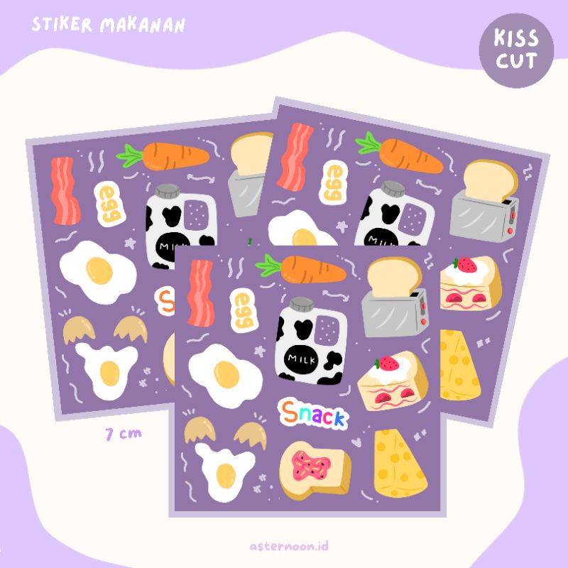 

Stiker Makanan Food Sticker Kuliner Deco Journal by asternoon.id