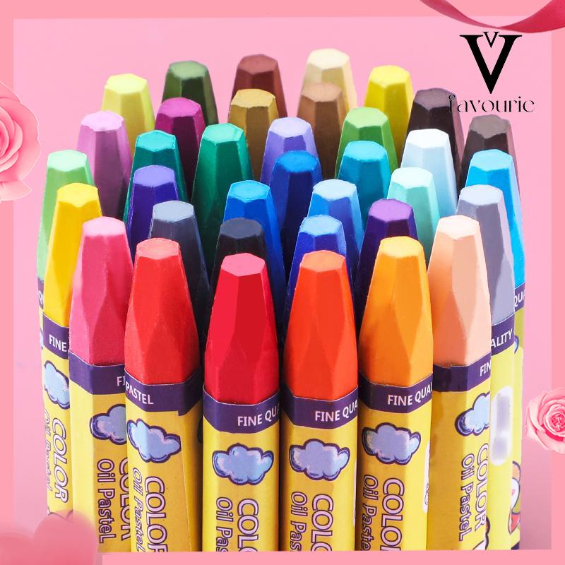 COD12-36 pastel minyak warna krayon anak-anak yang bisa dicuci alat menggambar-FA