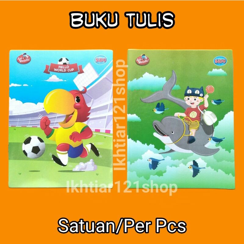 

Buku Tulis SIDU Satuan/Buku Tulis Per Pcs Berkualitas Bagus