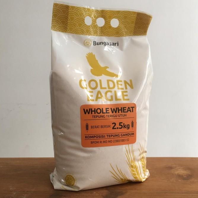 

Golden Eagle Tepung Gandum Halus (Whole Wheat) - 2.5 Kg Premium