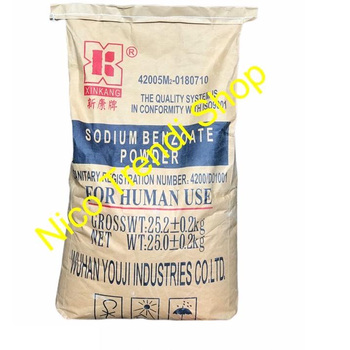 

[KODE PRODUK SKZ8496] Sodium Benzoat Pengawet Makanan 1kg