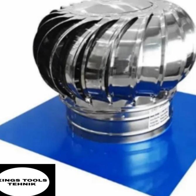 (Ktt)Turbin Ventilator 16" Ventilasi Atap 16 Inch