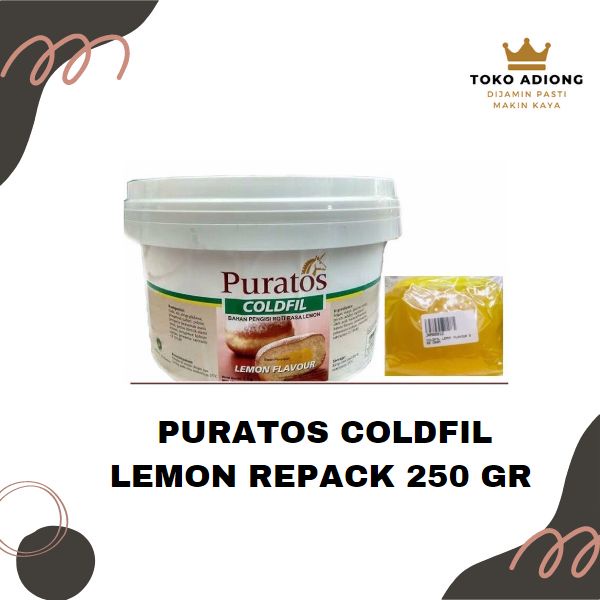 

PURATOS COLDFIL LEMON FLAVOUR - REPACK 250GR