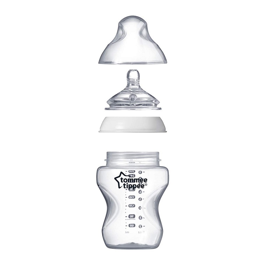 2x260ml Tommee Tippee Breast &amp; Feeding Bottle (Botol Susu Bayi)