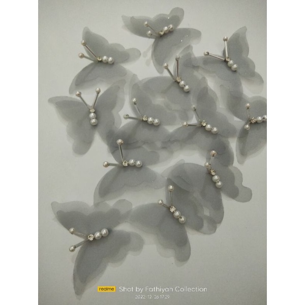 APLIKASI KUPU-KUPU ORGANZA PAYET