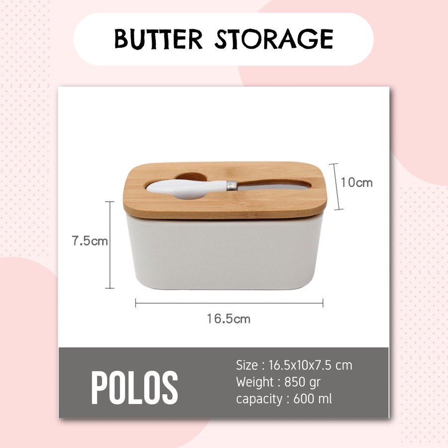 PF- Butter strorage / butter jug / tempat mentega - Butter