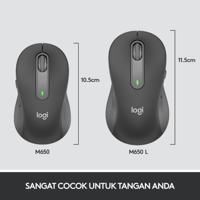 Mouse M 650 L Mouse Wireless Bluetooth Silent