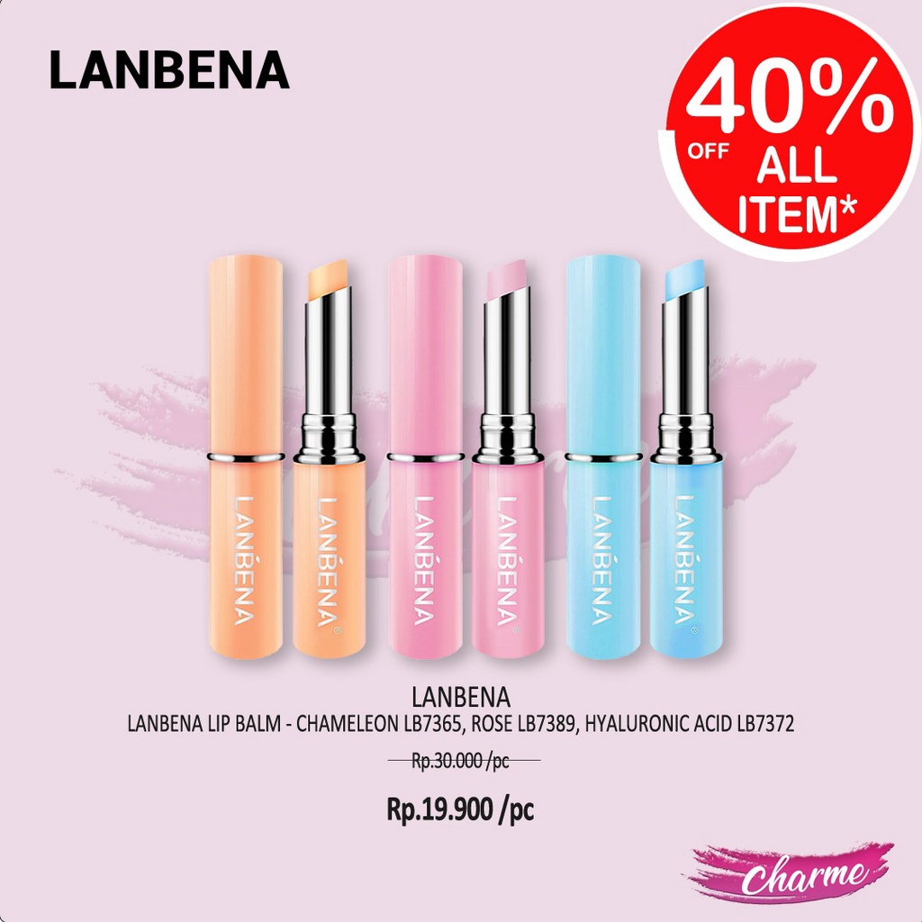 (READY) LANBENA Lip Balm Chameleon/Rose/Hyaluronic LB7365 7389 7372