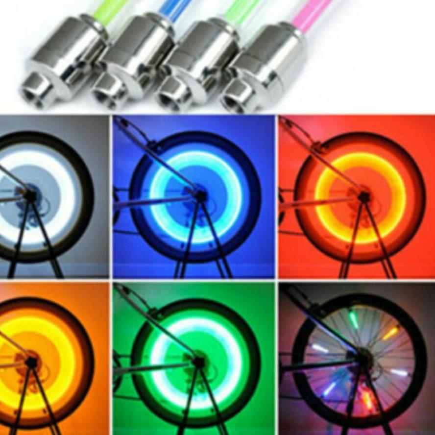 ➤ LED Tutup Pentil Lampu LED Bike Car Tyre Neon Wheel Ban Motor Mobil Sepeda Tutup Pentil Motor Tutu