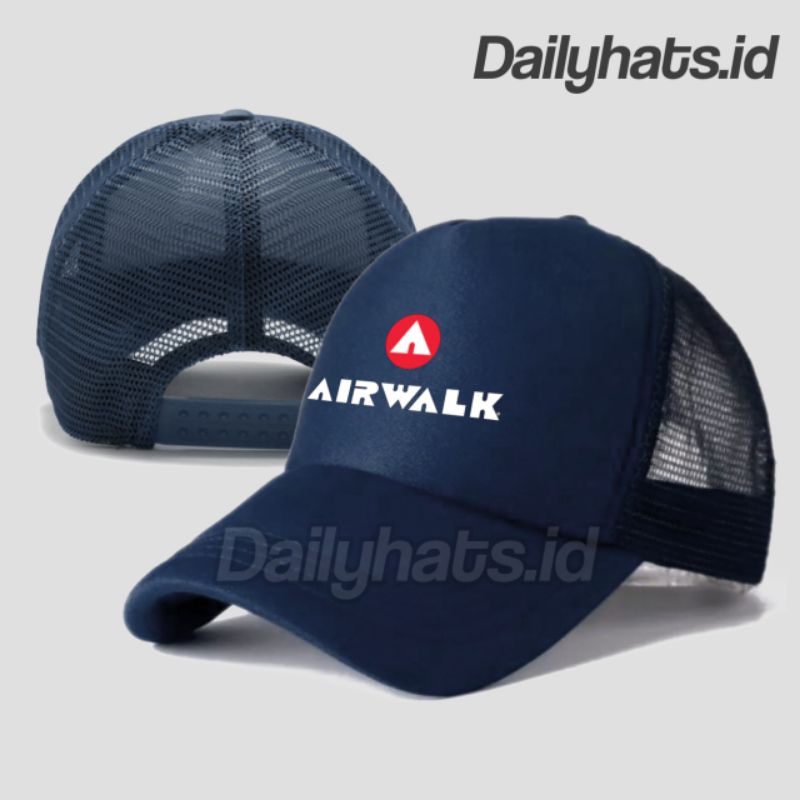 TOPI JARING TRUCKER AIRWALK DISTRO BRAND PRIA & WANITA L