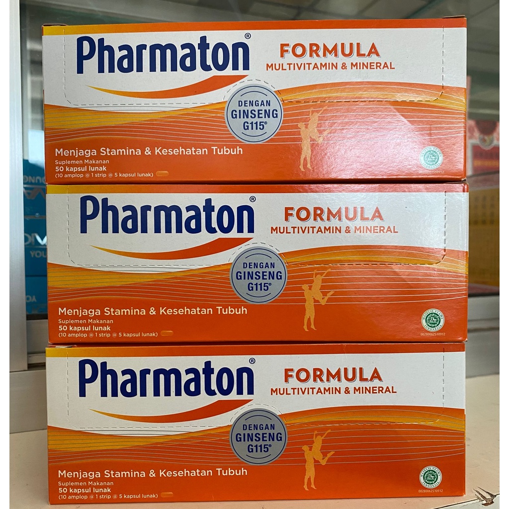 Pharmaton Formula Perstrip 5 Kapsul / Suplemen Stamina Dan Memori